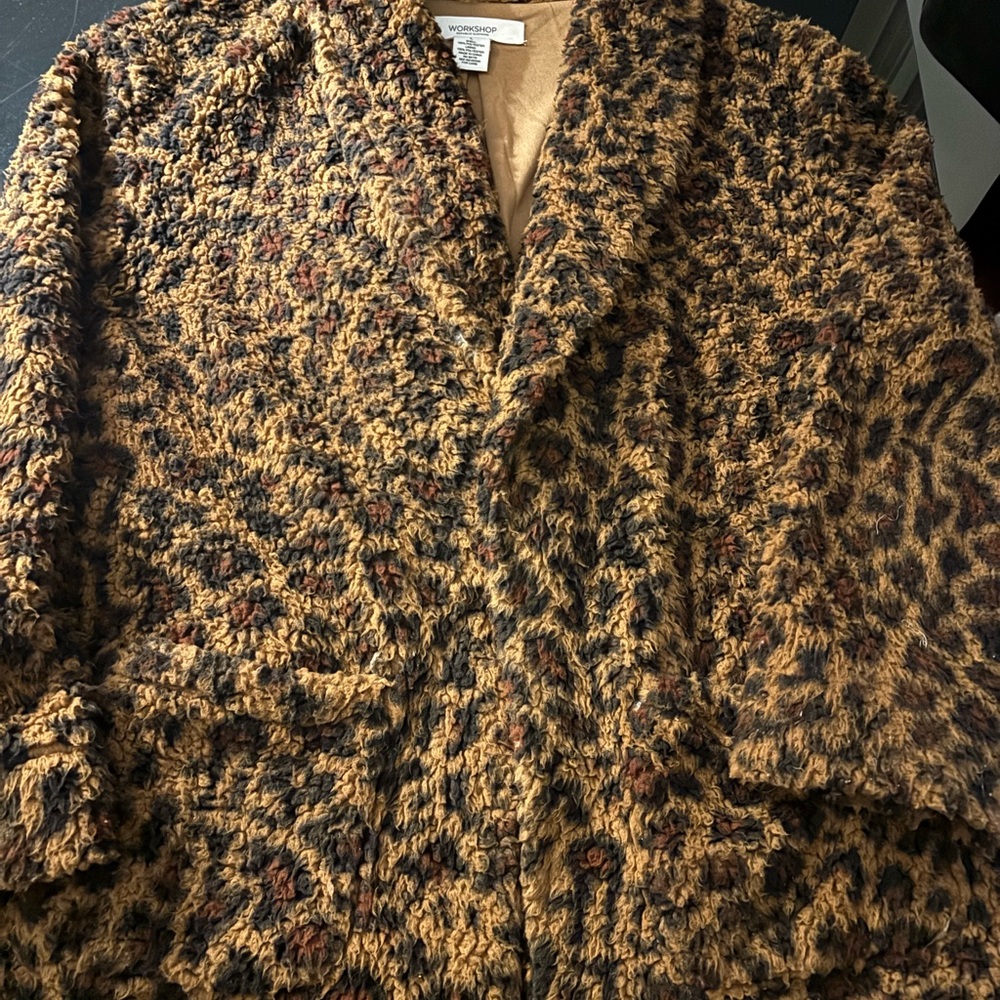 Worthington Brown and Black Teddy Jacket